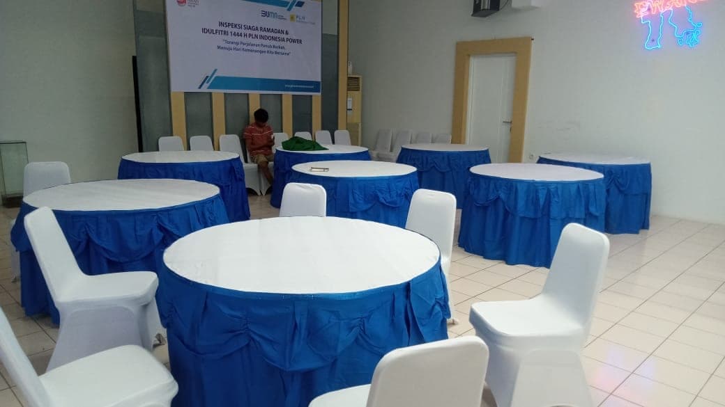 Meja Bundar Besar 180 cm 2
