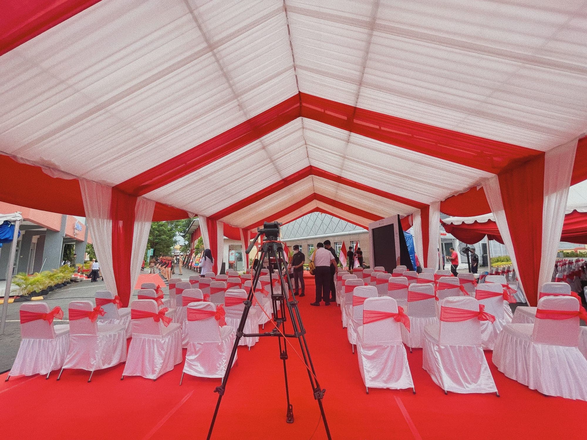 Tenda Hall 4 x 8 m Dekorasi 2