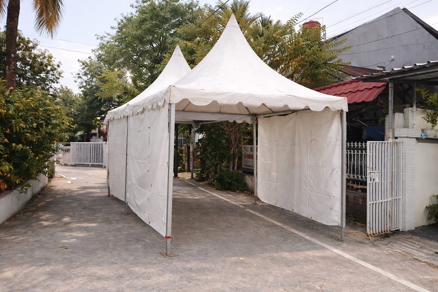 Sewa Tenda Sarnafil 3 x 3 m Standar Makassar